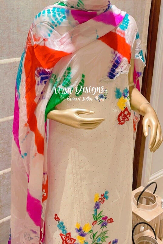 New chicken Suit ||Beautiful white dresss||New chicken kurti in summer||New  white dress design. - YouTube